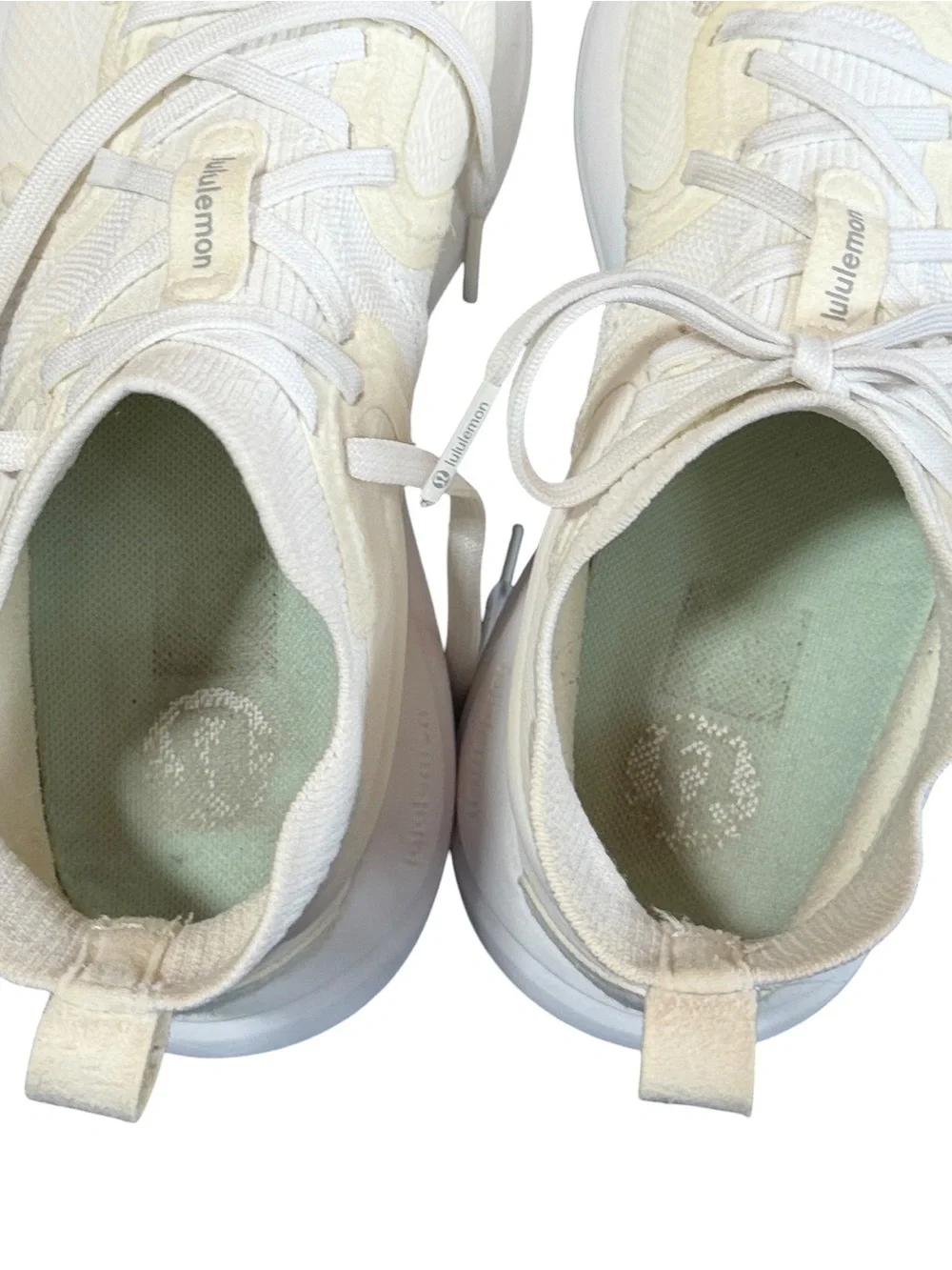 Lululemon White Chargefeel 2 Mid Workout Shoes Sz 6